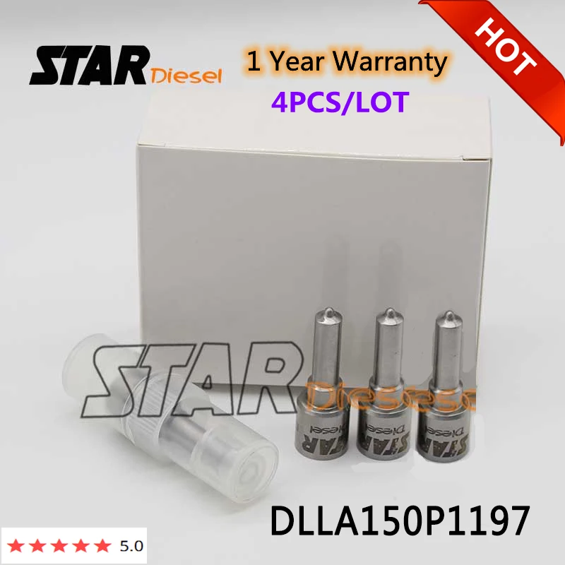 

4 Pieces For HYUNDAI Injector 0445110290 Diesel Common Rail Injection Nozzle DLLA150P1197 DLLA 150P 1197 0 433 171 755