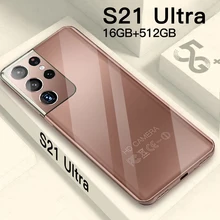 Global Smartphone S21 Ultra Cellphones Android 10.0 Mobile Phones 16GB+512GB Unlock SmartPhones Celulares 5G Cell Phones