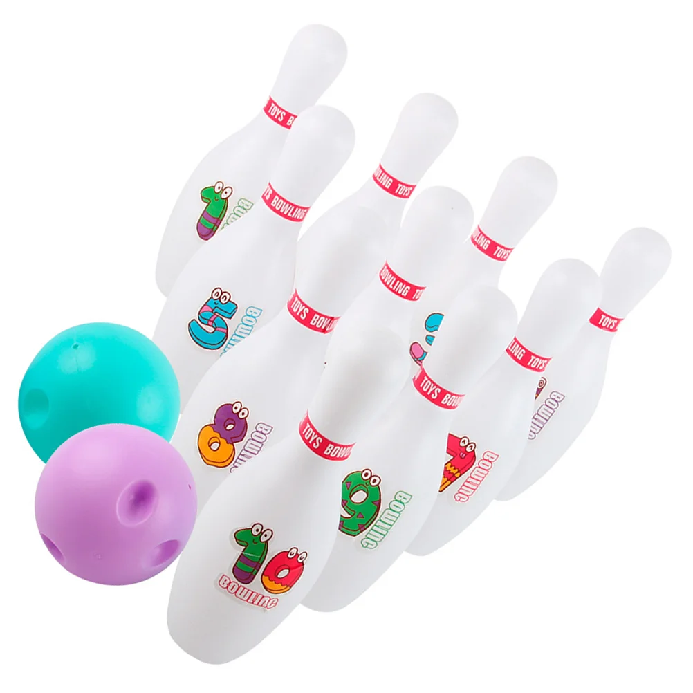 

1 Set Lovely Attractive Game Supply Bowling Bowling Kit for Outdoor Home Kid Children