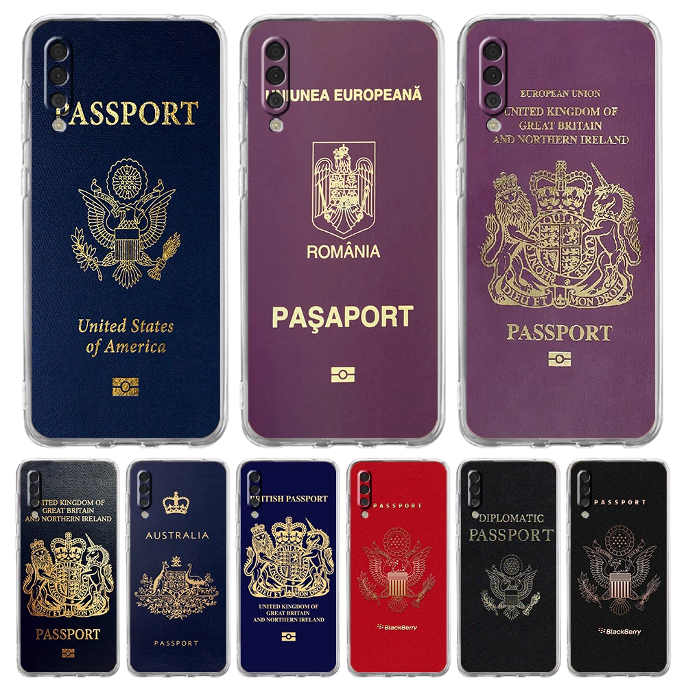

Morocco Flag Passport Transparent Phone Case for Samsung Galaxy A12 A22 A50 A70 A40 A10 A20 A30 A02 A03S A04 Cover Silicon Shell