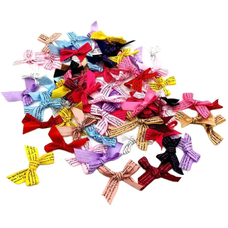 50 шт./партия галстук-бабочка из полиэстера