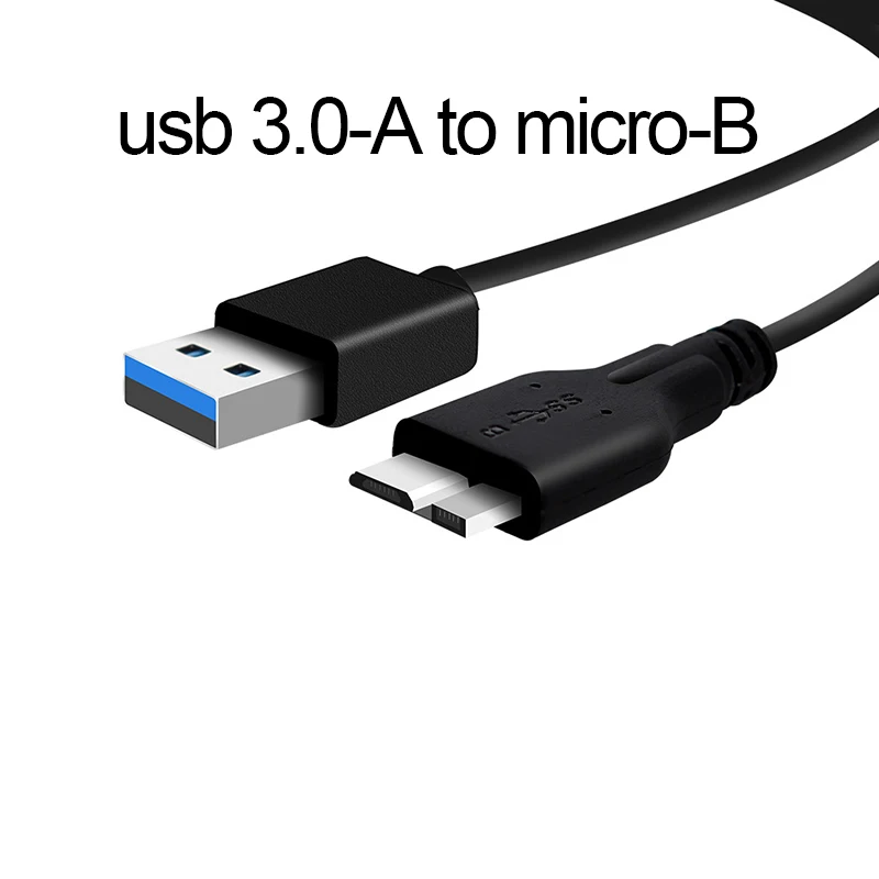 

USB 3.0 A to Micro B Cable For Samsung S5 Note3 External Hard Drive Disk HDD USB HDD Data Wire Cord USB Micro B Charge Cable