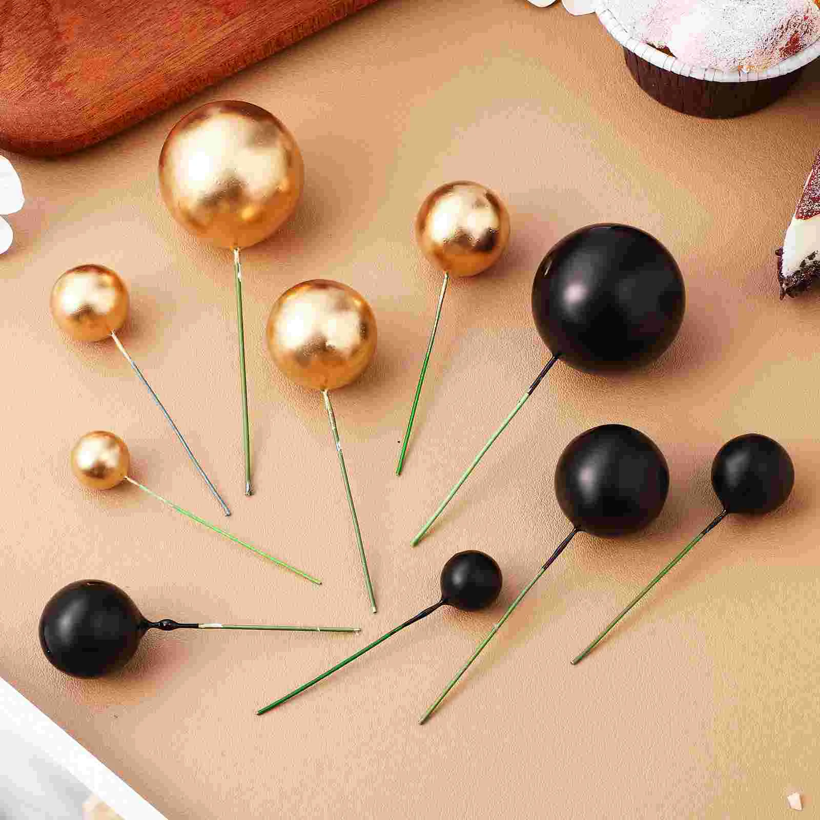 30 шт. золотой шар смешанные и серебряные декоративные вставки мисс вечерние торт