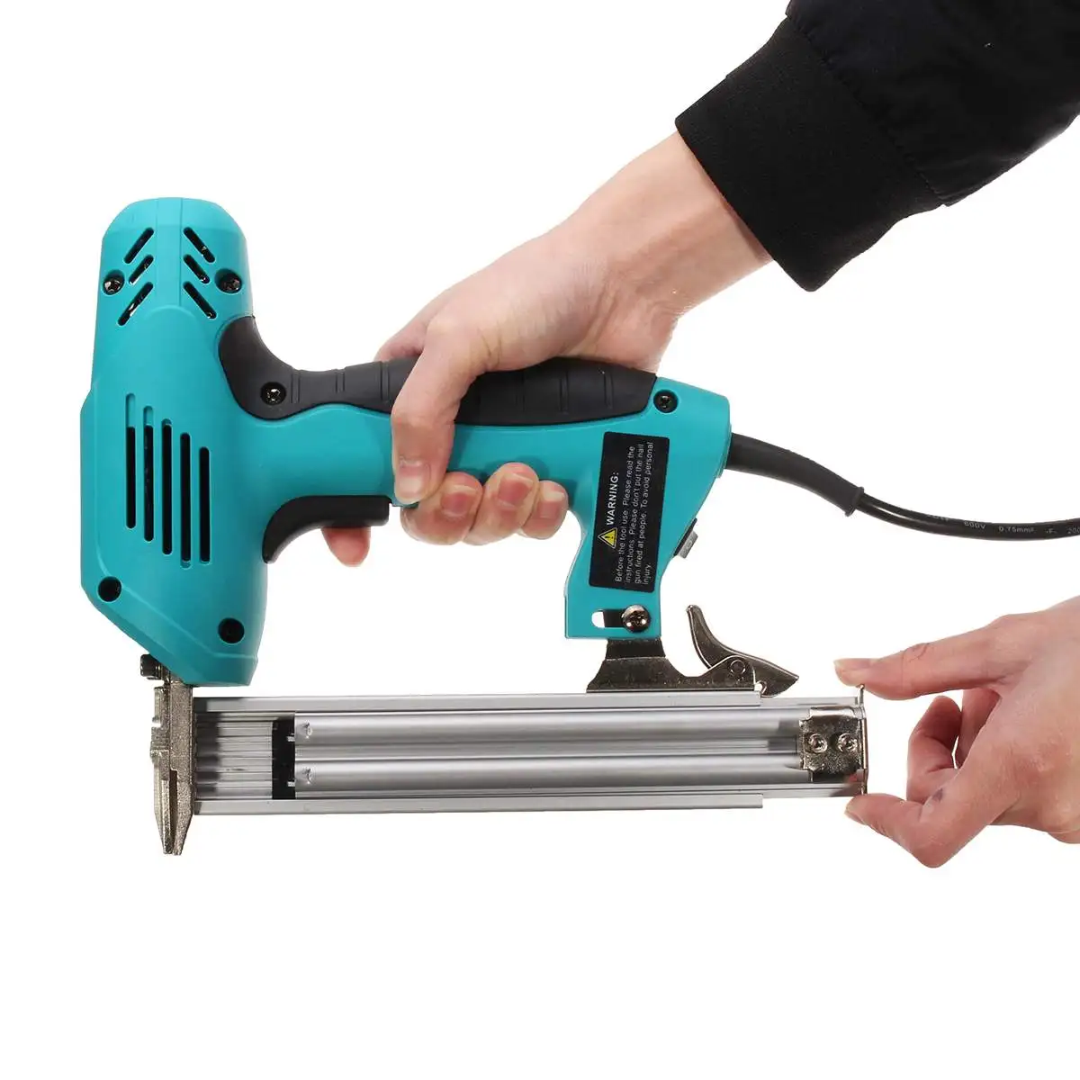 220V 2000W  Electric Straight Nail Gun 10-30mm High Power Heavy-Duty Woodworking Tool Electrical Staple Nail