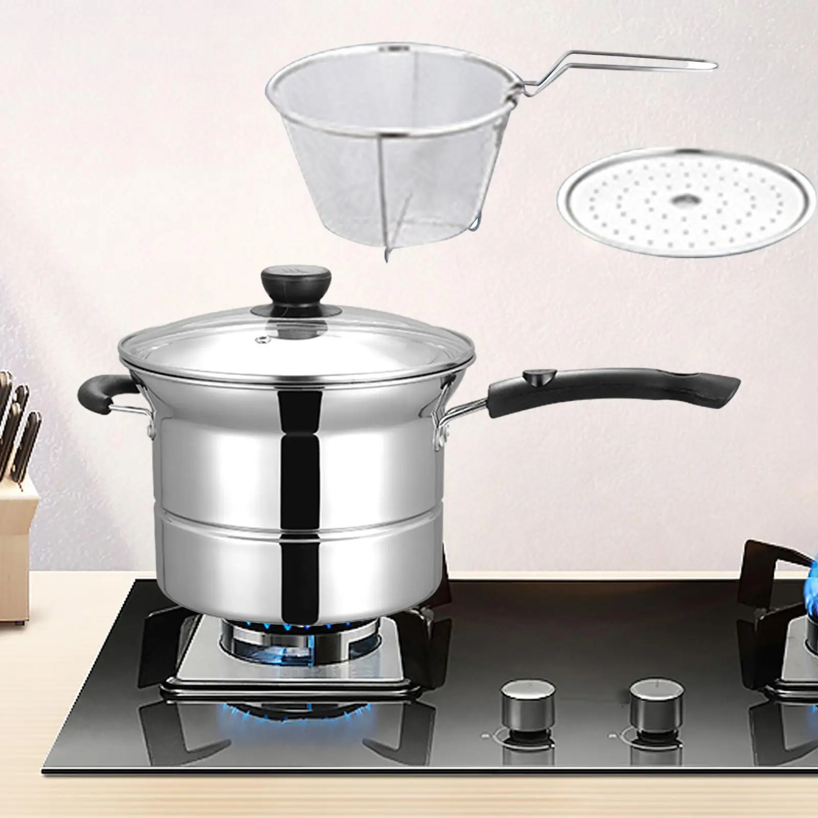 Индукционная кастрюля для макаронных изделий сыра многофункциональная лапши