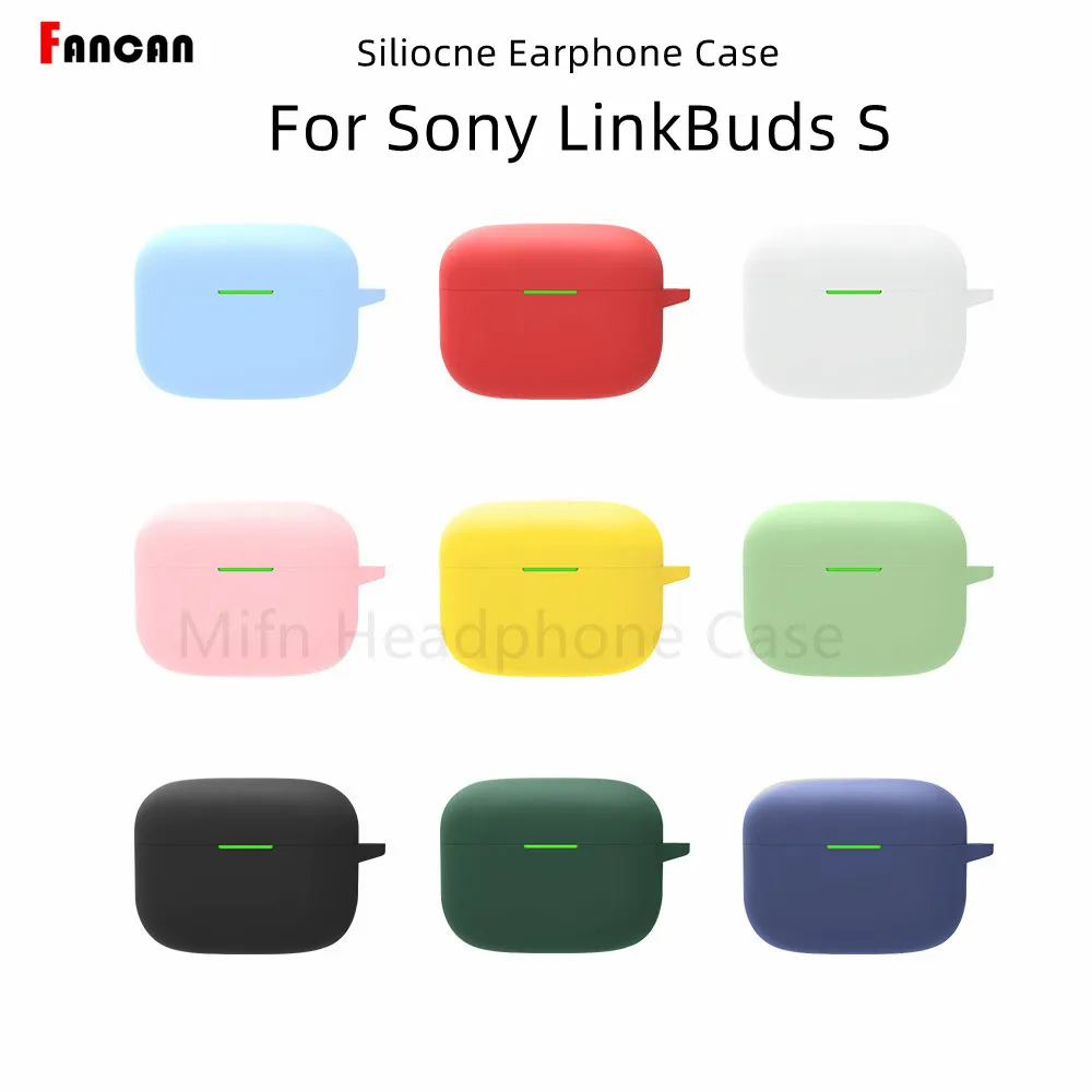 Силиконовый чехол для Sony LinkBuds S, Мягкий противоударный чехол для Sony LinkBuds S
