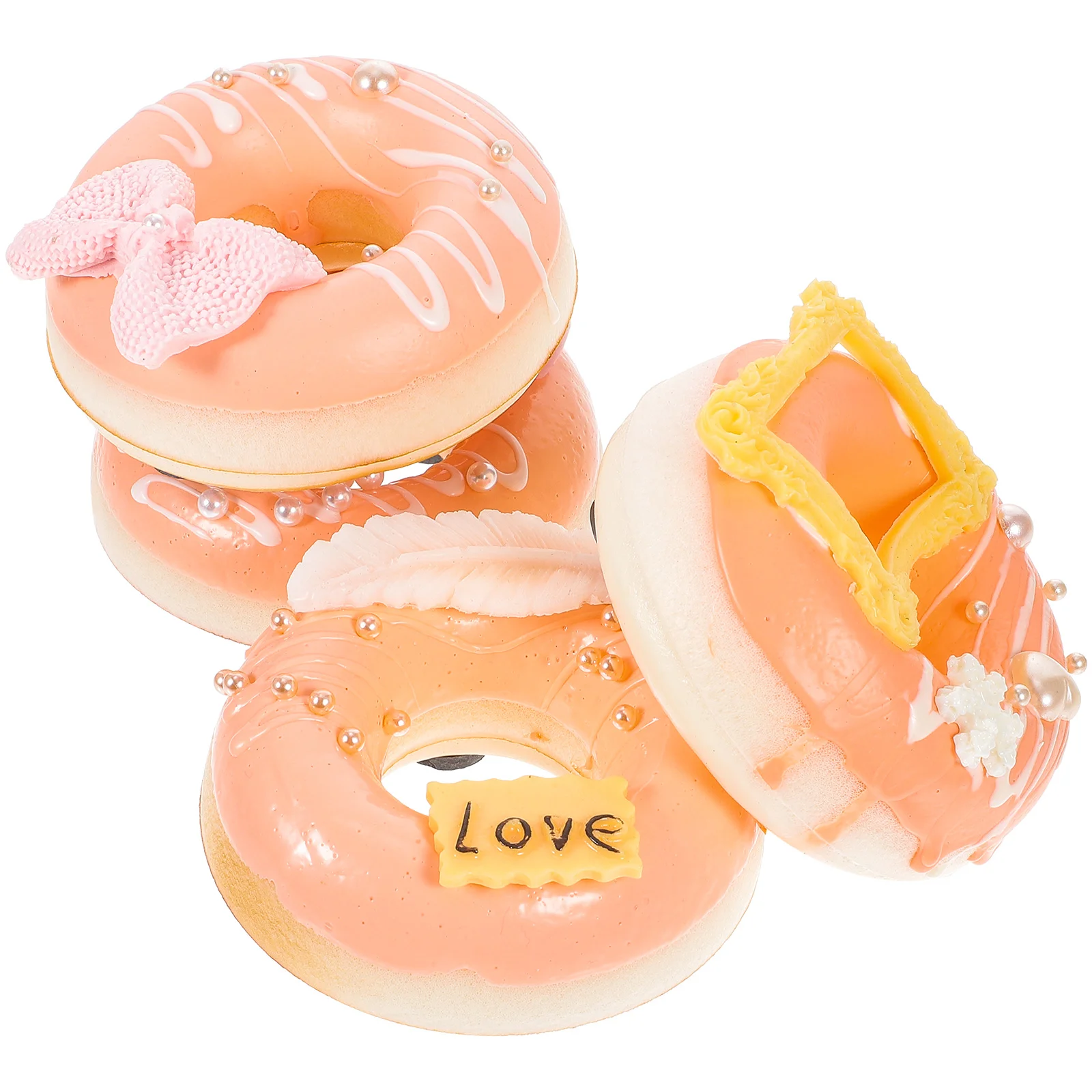 

Artificialcake Toys Dessert Donuts Props Lifelike Fake Model Toy Models Doughnutskitchen Dummy Doughnut Decoration Play Display