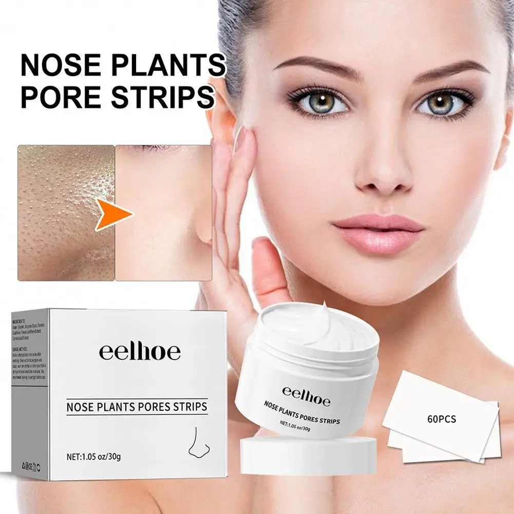 

Black Nose Mask Removal Black Nose Mask Set Paper Box Assembly 60 Sheets Of Paper Suction Black Nose Tear Type Acne Removal