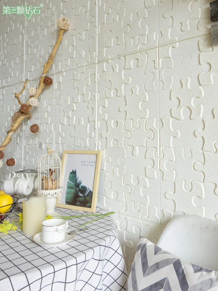

Tong qu puzzle sticky wallpaper metope adornment bedroom warmth to children room renovation from waterproof 3 d wall stickers