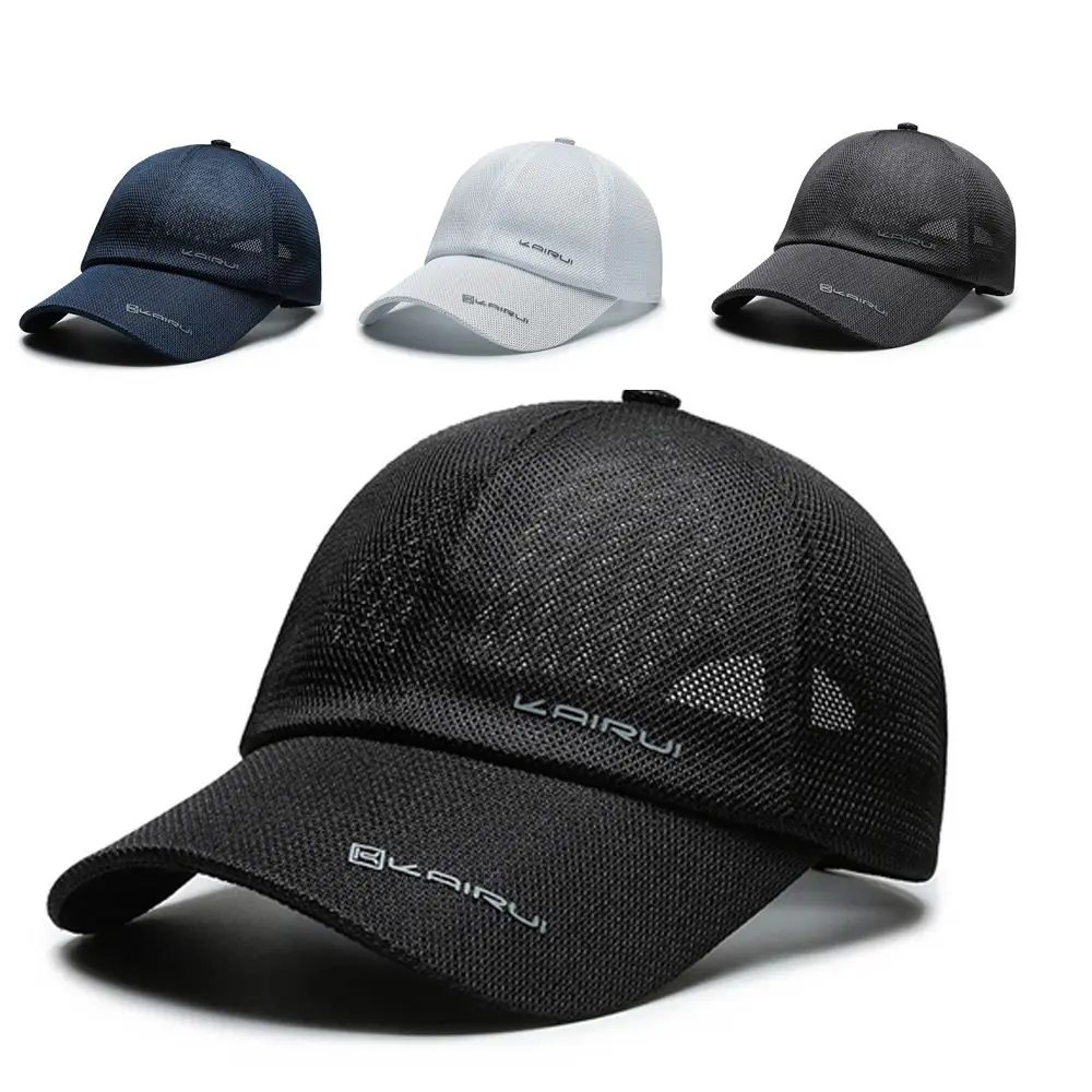 

Breathable Men Women Outdoor Adjustable Breathable Sun hat Fishing Peaked Cap Baseball Cap