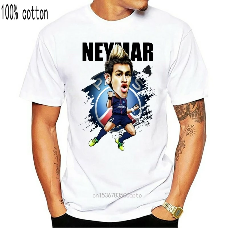 Футболки Neymar Jr футболка с рисунком короткий рукав Мужская крутая Повседневная