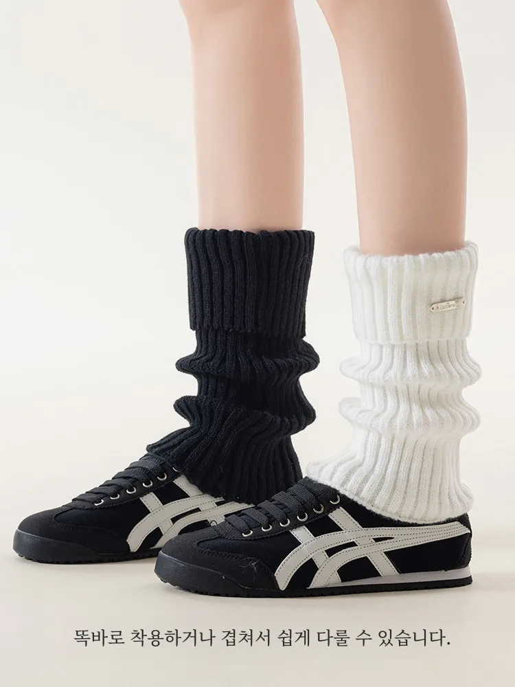 С зимними сапогами Носки для ног Женские ворсовые носки Осень и зима Y2g Шланговые