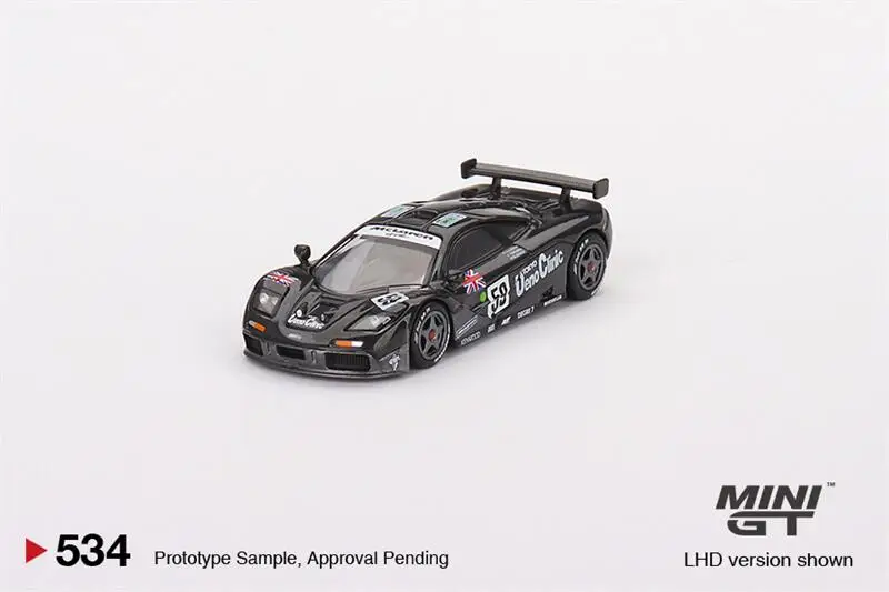 

Мини GT 1:64 McLaren F1 GTR #59 1995 Le Mans 24Hr Winner коллекция литых моделей автомобилей в миниатюре