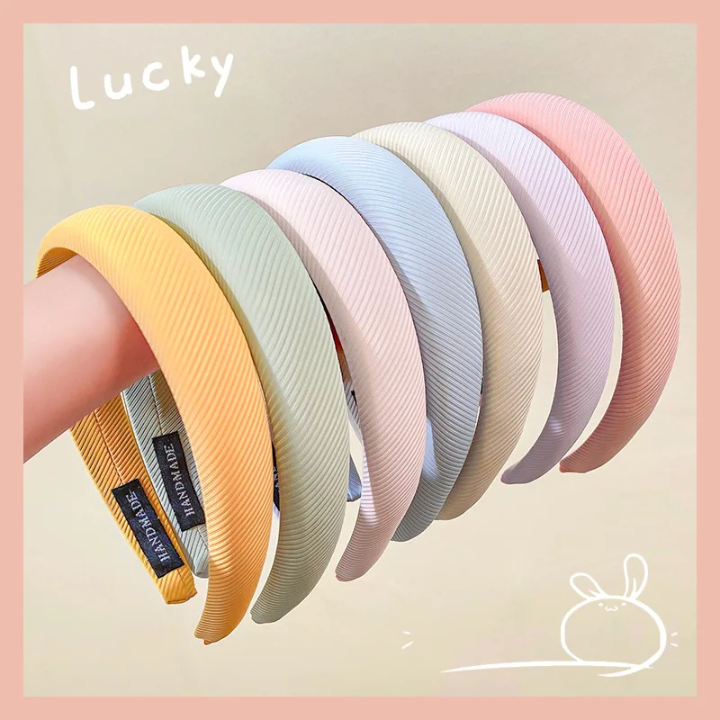 

Hair Ties Accessories Headband Band Cheveux Ligas Para Cabello Tiara Diademas Clip Cheveux Bandeaux Cute Korean Style Wide Brim