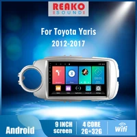 9 2 din 4g wifi carplay for toyota yaris 2012 2017 android autoradio car multimedia player fm radio gps navigation head unit