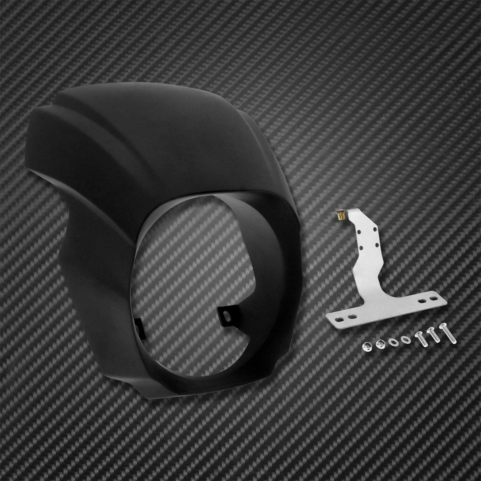 Мотоцикл ABS передняя фара обтекатель покрытие глянцевый черный/матовый черный