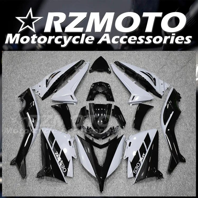 

Стильные новые комплекты обтекателей из АБС-пластика, подходят для YAMAHA T-max 530 2015 2016 tmax 15 16, кузов серого и черного цвета на заказ