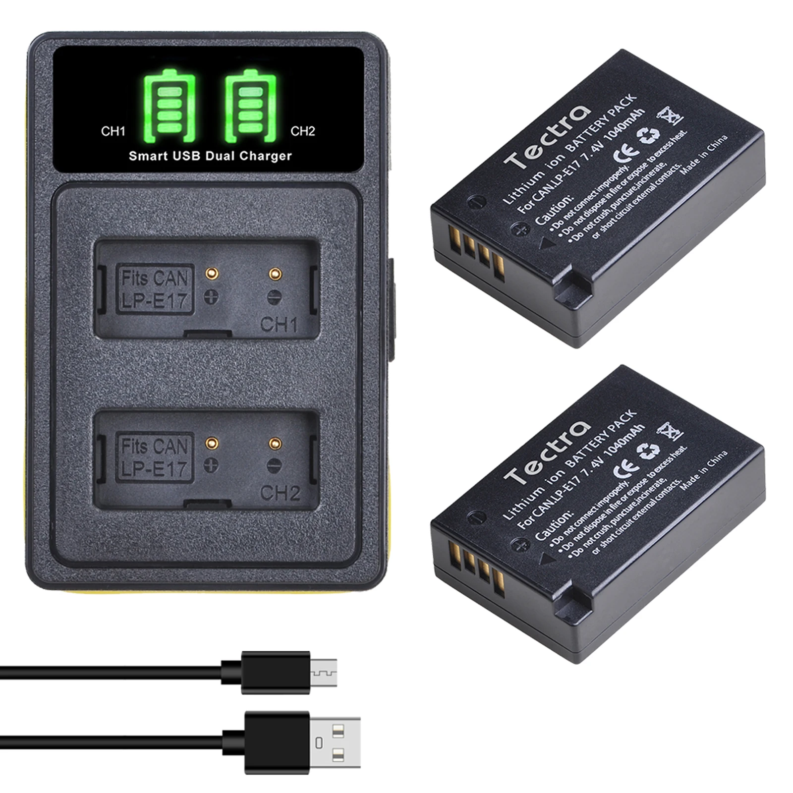 

Аккумулятор литий-ионный для фотоаппарата 1040 мАч LP-E17 LP E17 E17 + зарядное устройство с двумя USB-портами для Canon EOS M3 M5 M6 750D 760D T6i T6s 800D 8000D Kiss X8i