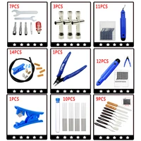 3d printer consumables accessories mk8 brass nozzle tip nozzle disassembly tool socket wrench screwdriver trimming knife settool