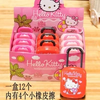 cute hello kitty eraser girls hand box erasers student stationery supplies teacher reward gifts