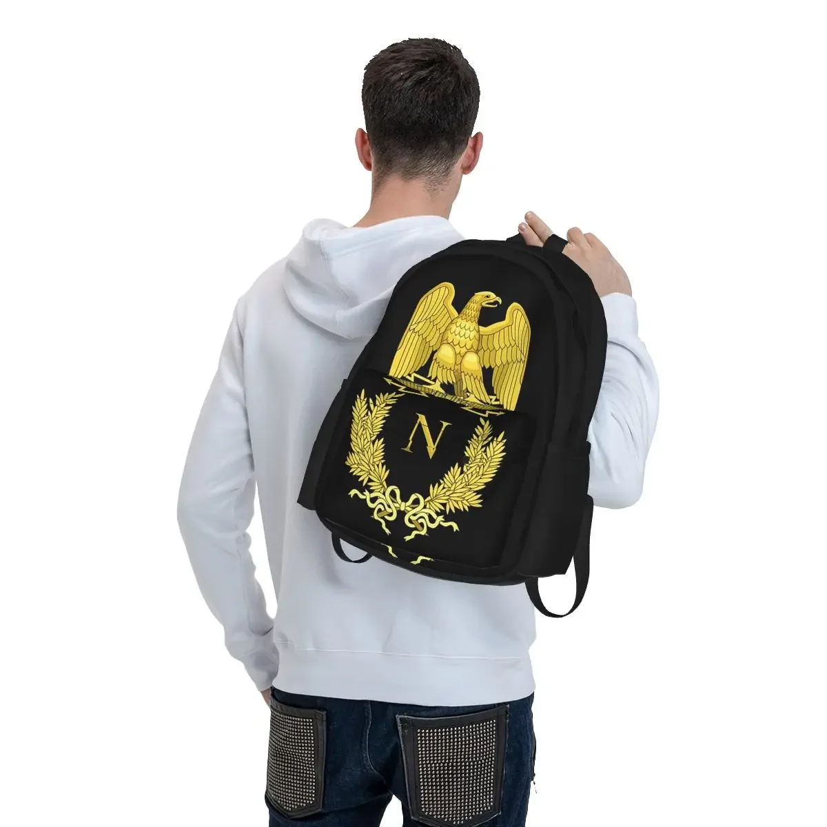 Универсальный рюкзак с французским флагом оленя сумка для книг школьные ранцы