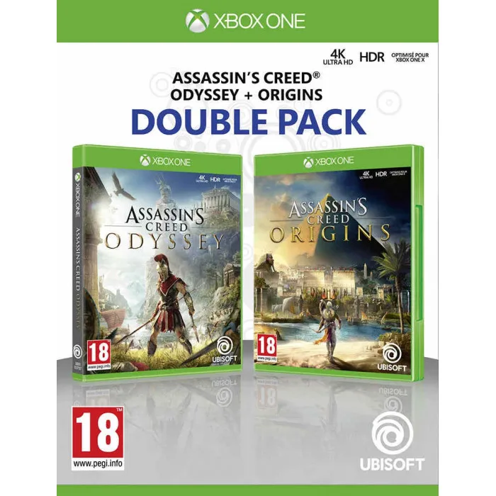 Игра Assassin's Creed: Истоки (Origins) + Одиссея (Odyssey) Bundle (Xbox One) (rus) б/у |