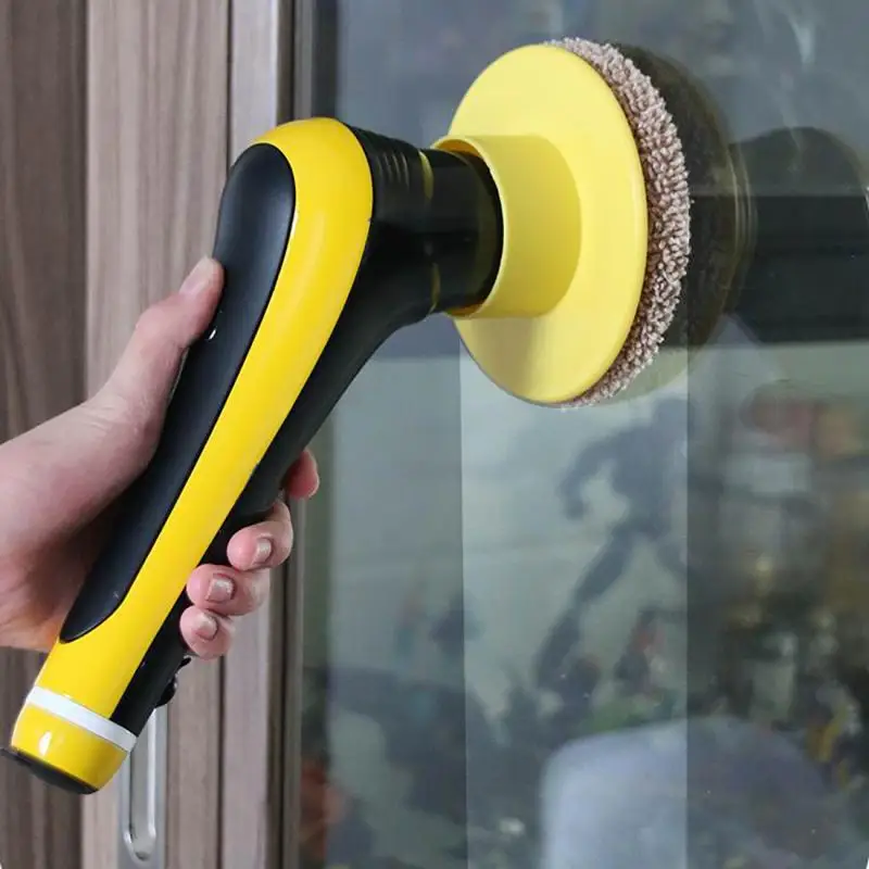 

11Pcs Multifunctional Electric Cleaning Brush Kit Wireless Spin Scrubber for Home Bathroom Tiles Floor Auto Tires Cleaning Tools
