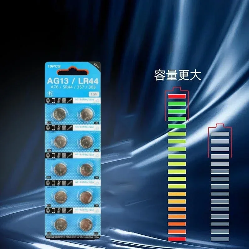 Новинка щелочная батарея AG13 LR44 A76 357 357A LR1154 SR1154 SR44 1 55 в для фотоэлементов