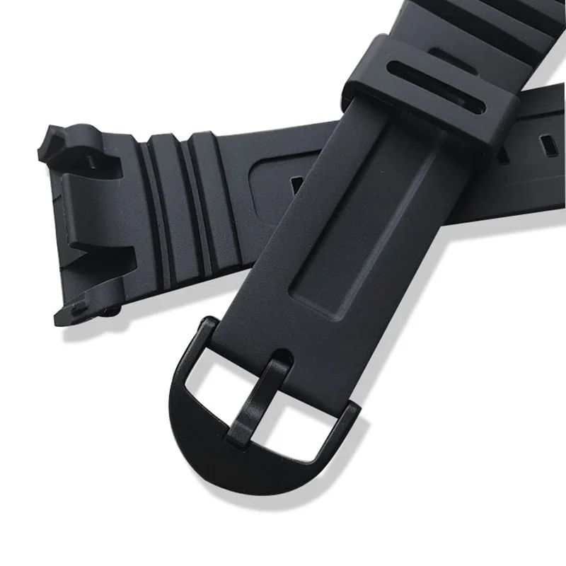 Силиконовый ремешок для часов g-shock Casio W-96H спортивный резиновый с оригинальными