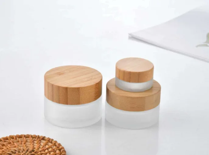 300 шт. 15 г Лидер продаж 30 косметические контейнеры банка для крема бамбуковая