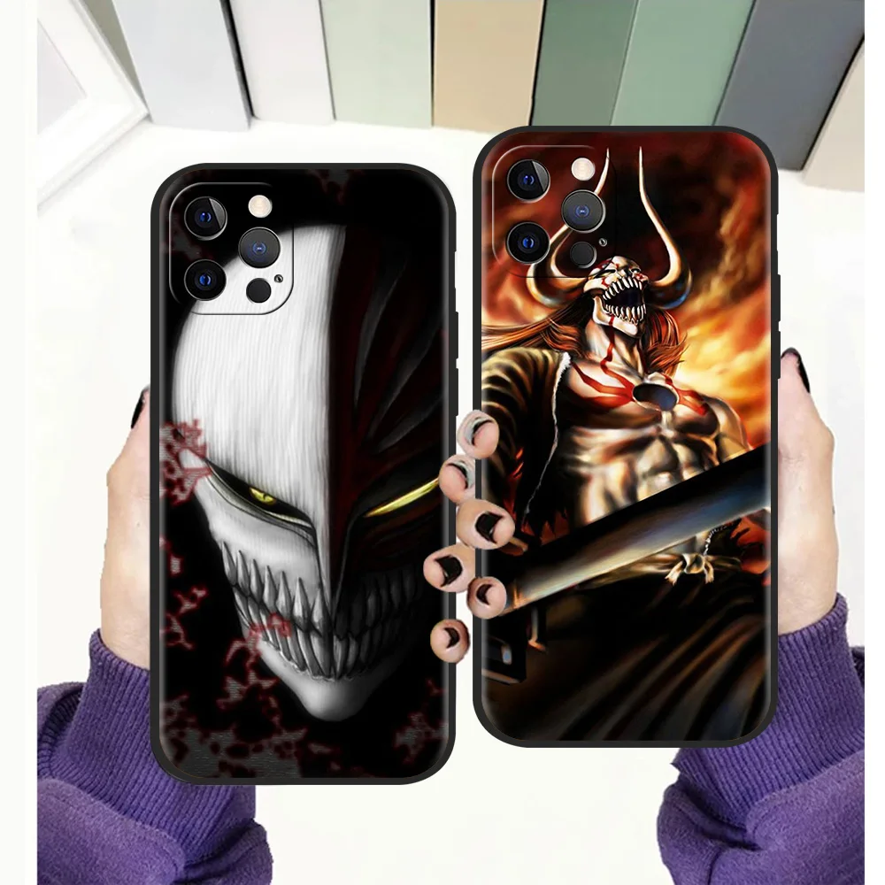 

Bleach Kurosaki Ichigo Luxury Phone Case Cover For iPhone 13 12 11 Pro Max 8 7 Plus X XR XS Max SE 2020 Fundas Silicone Shell