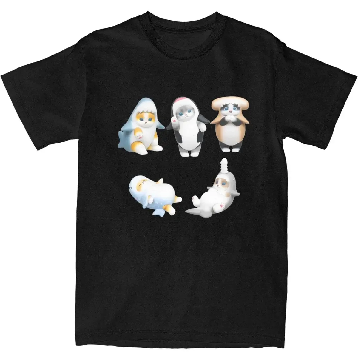 Футболка мужская летняя хлопковая с принтом акулы