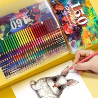 brutfuner 150 colors professional watercolor pencils set painting sketching wood soft 160 oil color pencil school art supplies