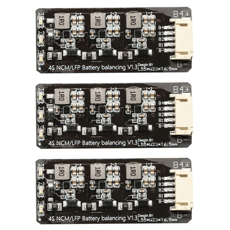 

3X 4S Li-Ion Lipo Lifepo4 LFP активный эквалайзер для батареи балансир BMS 1.2A балансировочная плата для передачи энергии