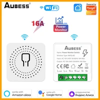 tuya wifi smart switch module 16a energy monitor support 2 way control smart home automation work with alexa google home alice