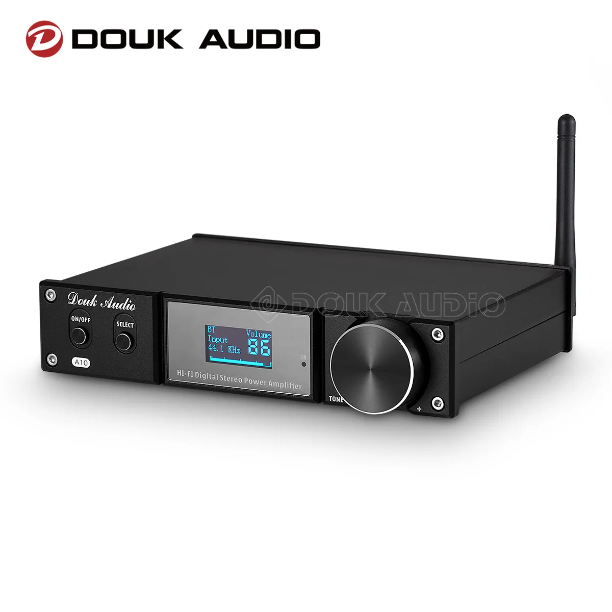 Цифровой усилитель Douk Audio A10 Hi-Fi с Bluetooth 5 0 OPT/COAX встроенный мощности сабвуфер