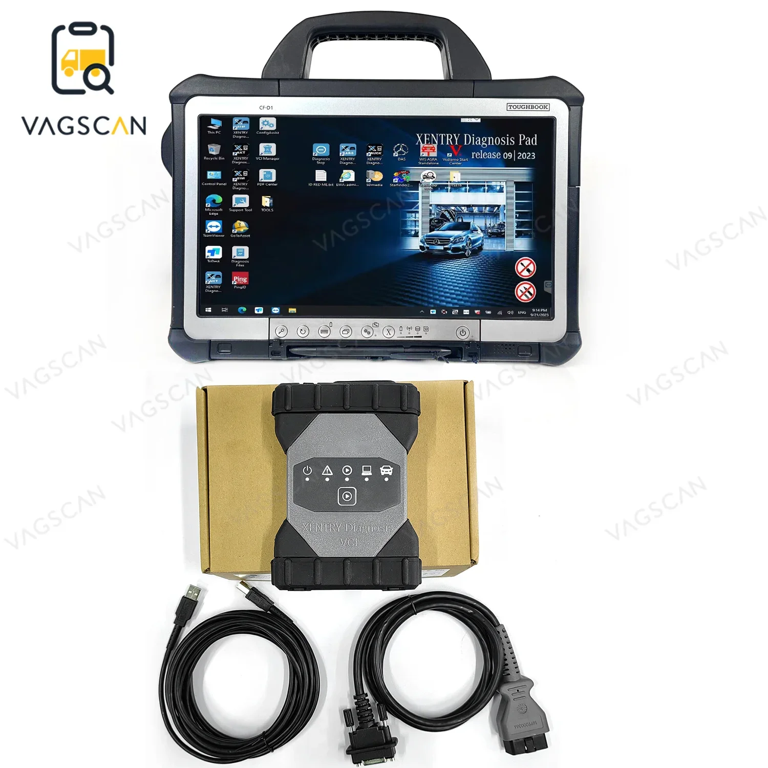 Новый OEM для мультиплексора MB STAR C6 Diagnosis VCI DoIP с программным обеспечением V2023.09 XENTRY