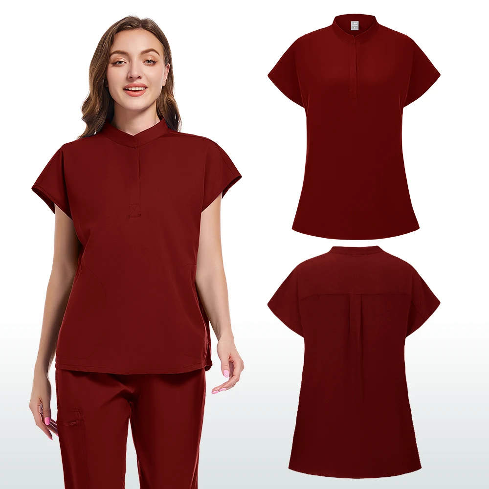 Унисекс медицинская Униформа с коротким рукавом унисекс