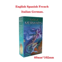 2022 new tarot of mermaids spanish tarot cards french italian english and german tarot cards for beginners with pdf guidebook