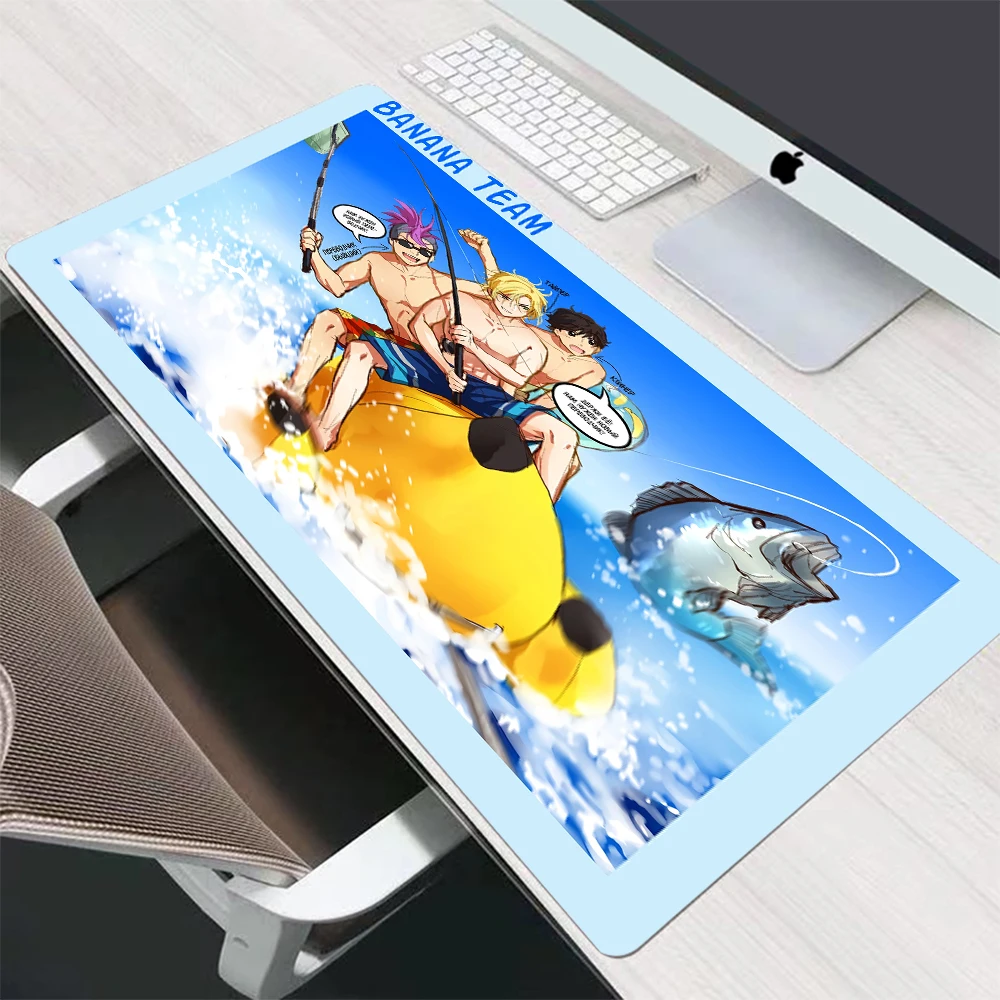 

Anime Mousepad 900x400 Mouse Pad Anime Gamer Mat B-ANANA-Fish Keyboard Desk Table Carpet Mousepad Computer Laptop Pad Kawaii