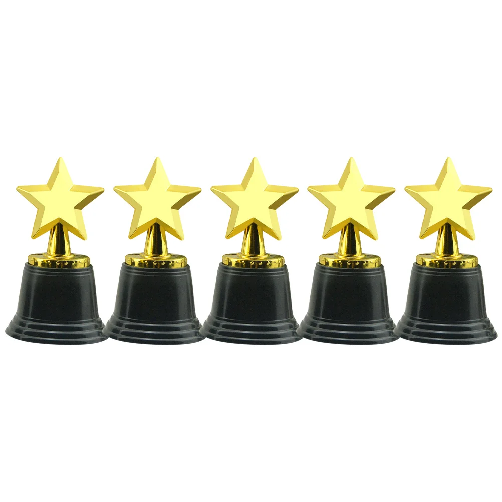 

5 Pcs Trophies For Adults Small Baseball Kids Game Awards Star Participation Cup Team Gifts Funny
