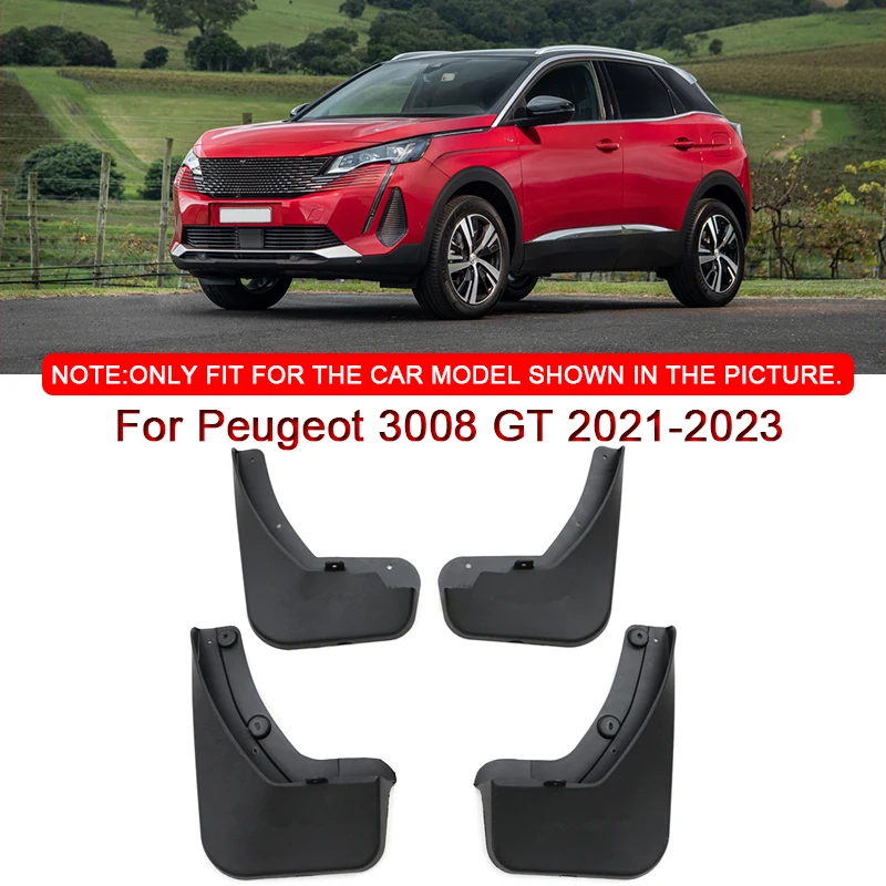 

Брызговики из АБС-пластика для Peugeot 3008 GT 2021-2023
