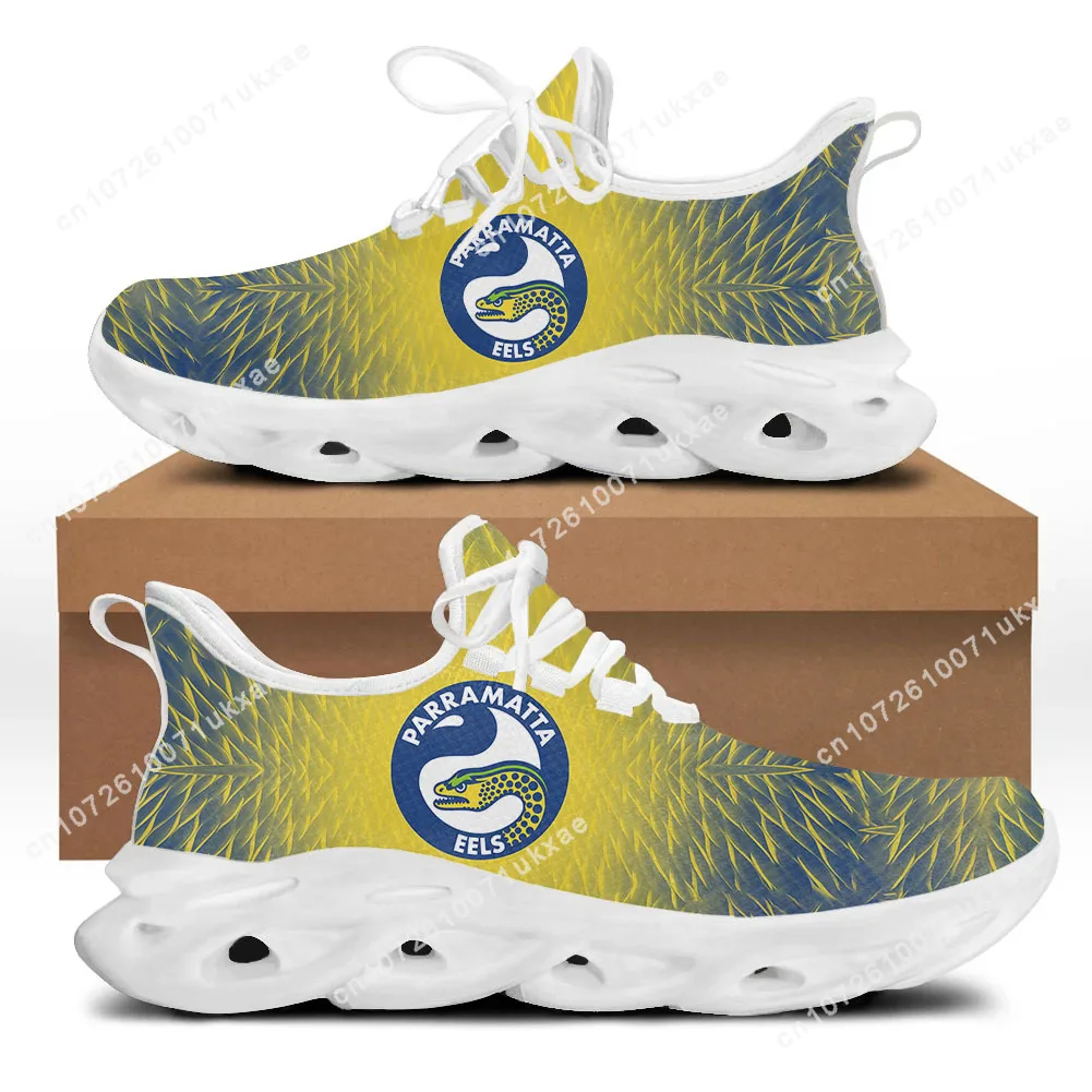 

Parramatta Eels Australian Rugby Flats Sneakers Mens Womens Sports Running Shoes High Quality DIY Sneaker customization Shoe