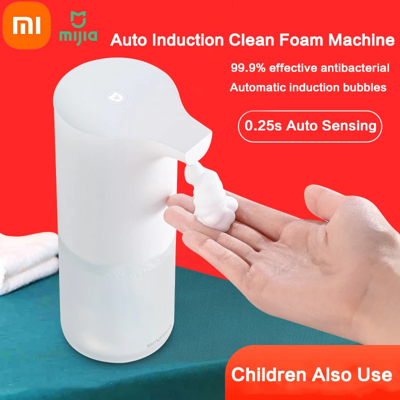 

Xiaomi Mijia Auto Induction Clean Foam Machine Automatic Hand Sanitizer Dispenser Infrared Sensor Household Soap Dispensers