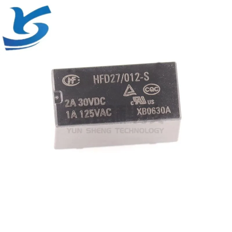 Hfd27-012-s реле 5 В 12 24 оригинальный новый источник питания переменного/постоянного
