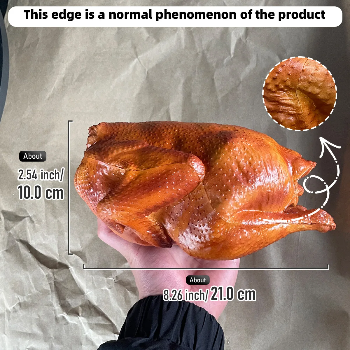 

Имитация курицы из ПВХ