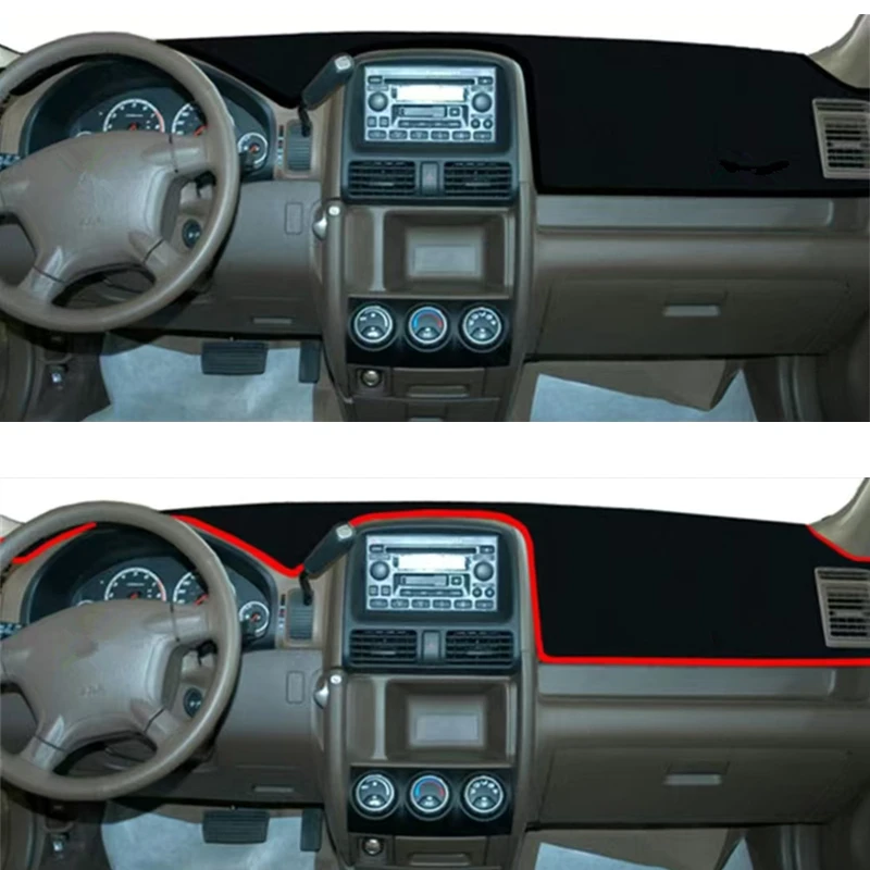 Фото Для Honda CR-V CRV 2002 2003 2004 2005 2006, коврик для приборной панели, чехол для приборной панели, солнцезащитный козырек, защитный ковер, автомобильные аксессуары №1