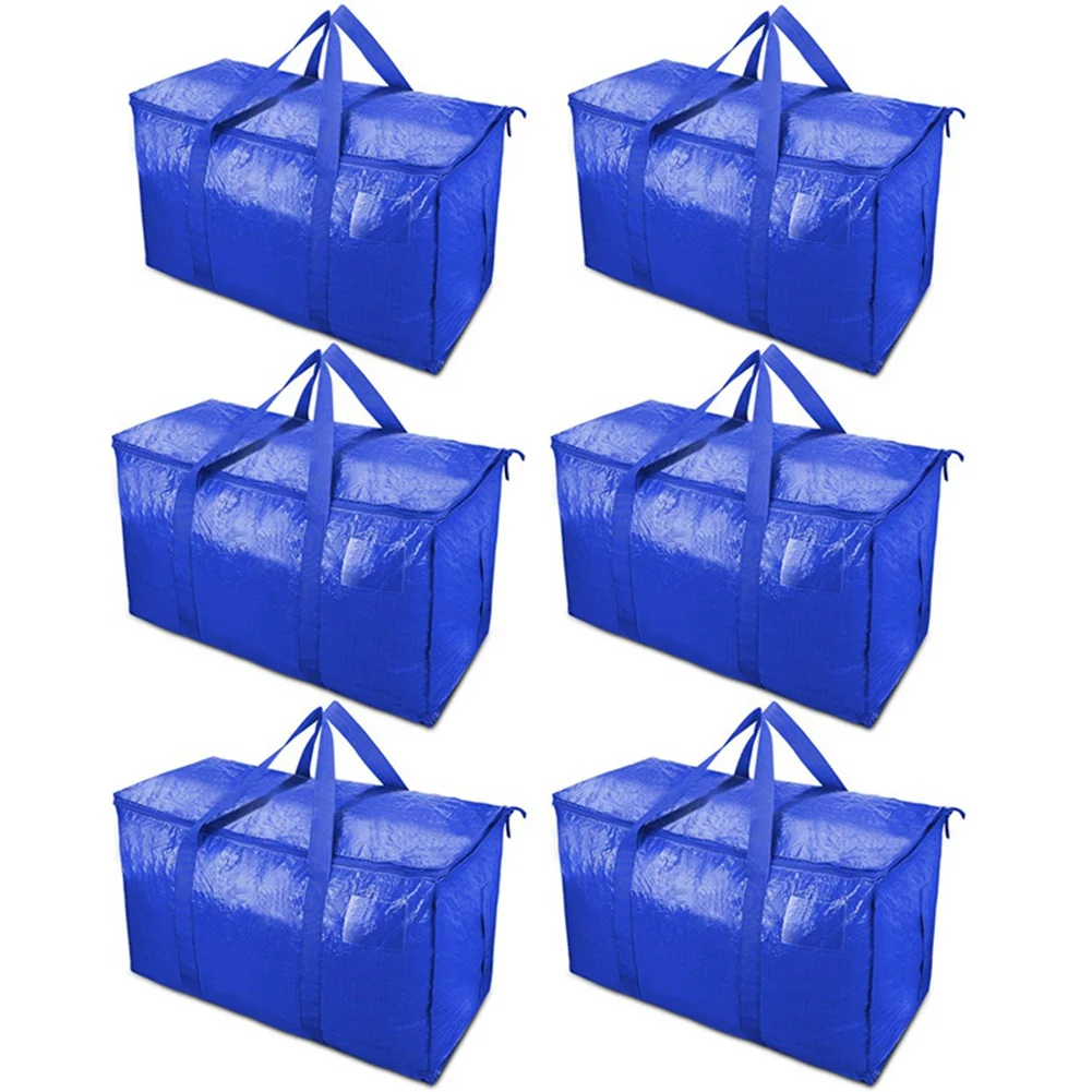 

Moving Bags Heavy Duty with Strong Zippers and Handles Collapsible Moving Supplies, Storage for Packing