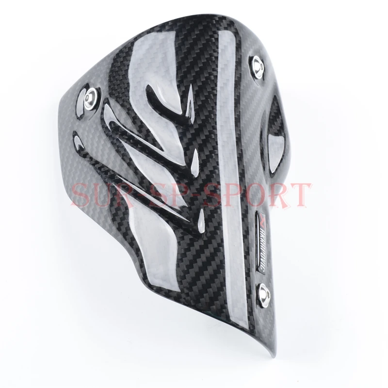 Фото Для BMW S1000RR 2020 + AKrapovic теплозащитный экран крышка выхлопной трубы мотоциклетная защита полностью углеродное волокно 100% №2