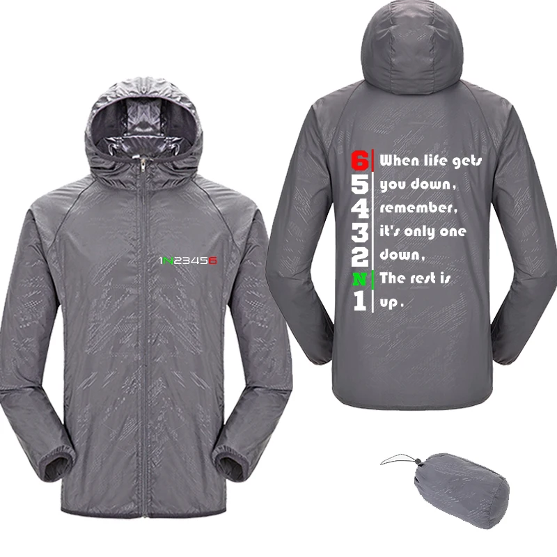 

1n23456 Jacket Spring Waterproof zipper Windbreaker waterproof Jackets men Quick Dry Windbreaker Sun Protection jacket